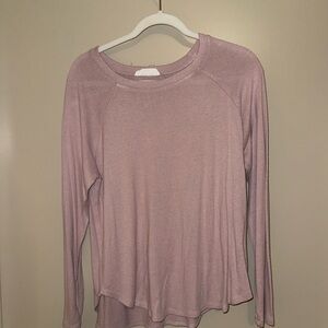 Double Zero Mauve Long Sleeve Sweater